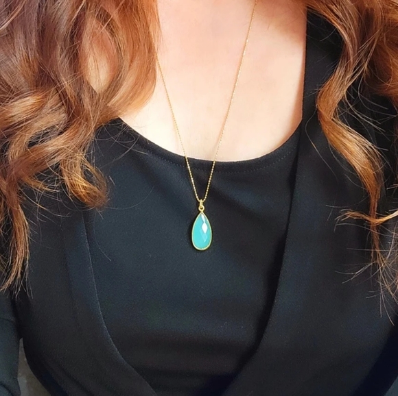 Long Gemstone necklace - Picture 1 of 3